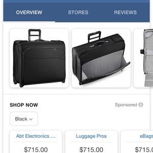 Briggs and Riley suitcase